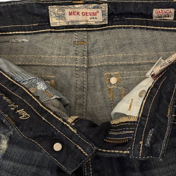 Vintage MEK Denim USA Premium Dark Wash Denim. Boot Cut. New Without Tags - Picture 6 of 9